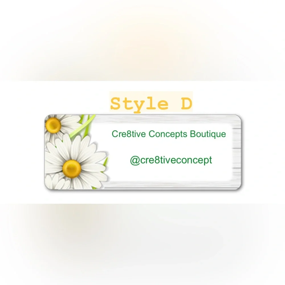 SO-🎱- 60 Personalized Labels for packaging